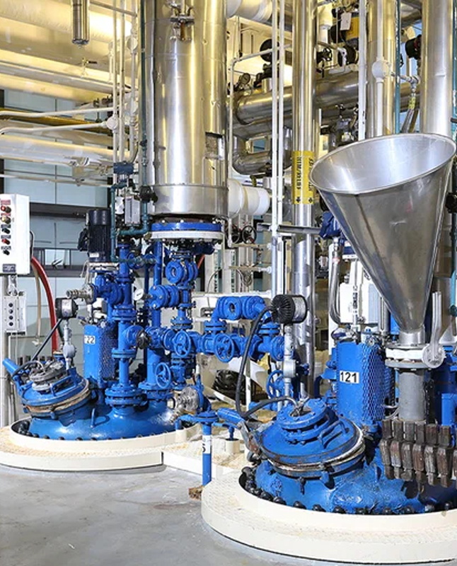 Chemical plant fasteners